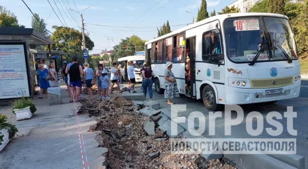В Севастополе начался ремонт дороги по улице Вакуленчука