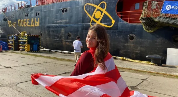 Крымская школьница на ледоколе отправилась к Северному Полюсу