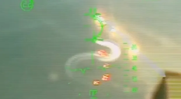 Опубликовано видео обнаружения и уничтожения военного катера с десантом ВСУ