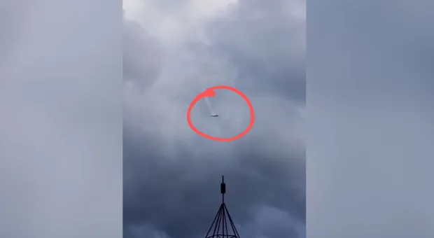 Появилось видео крушения самолёта, на котором якобы был Пригожин