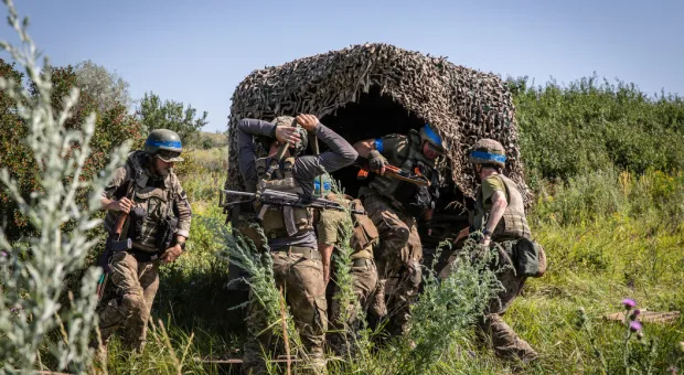 ВСУ выводят отказавшуюся воевать 47-ю бригаду из района Работино ВСУ выводят отказавшуюся воевать 47-ю бригаду из района Работино