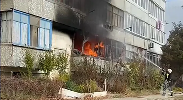 На пожаре в Крыму спасли десять человек