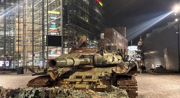 Проукраинский активист в Хельсинки пожаловался на отношение к подбитому танку РФ