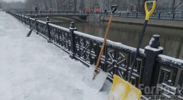 За выходные в Крыму выпало до 16 сантиметров снега