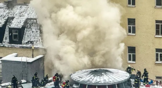 Пожар в Театре сатиры в Москве потушили 