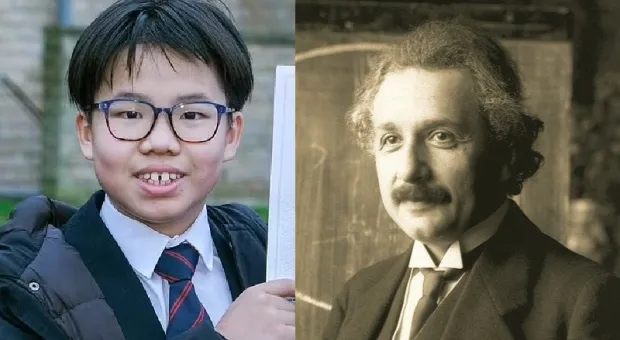 Школьник встал в один ряд с Эйнштейном