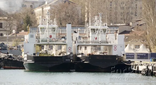 В Севастопольскую бухту после ремонта возвращается пассажирский паром