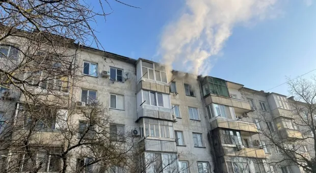 На пожаре в многоэтажном доме в Крыму погиб человек