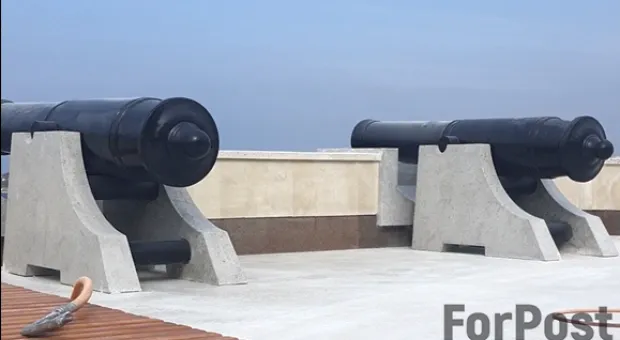 На мыс Хрустальный в Севастополе вернулись пушки времен Крымской войны 