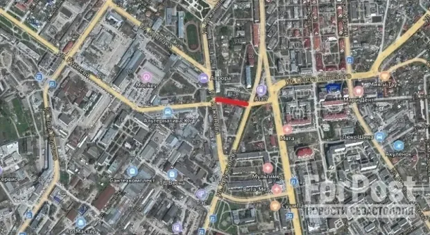 Новости Севастополя - В центре Севастополя оформили территорию под новую дорогу