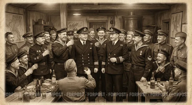 Как британские офицеры в 1942 году пили водку с русскими в Туапсе и приставали к местным девушкам