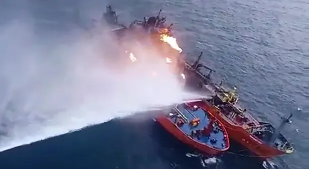 Новости Крыма - Растет количество погибших при пожаре в Керченском проливе