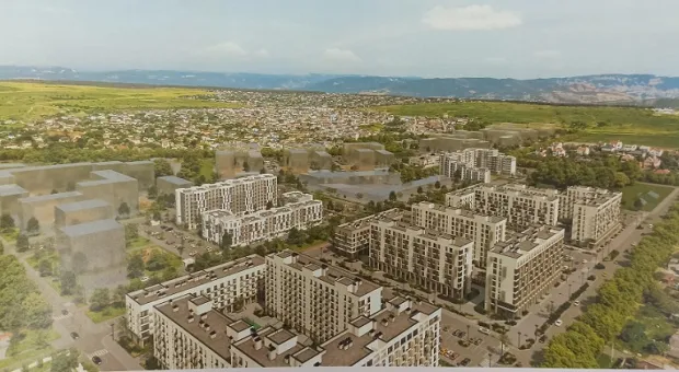 Микрорайон в районе 7-го километра Балаклавского шоссе обретает более отчётливые контуры