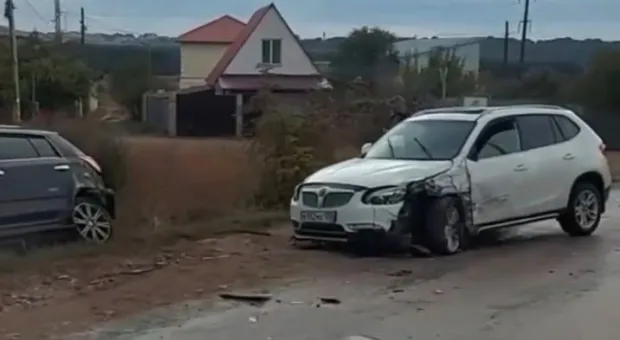 В Севастополе пять автомобилей «сыграли в домино» 