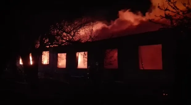 В севастопольском бараке сгорел человек 