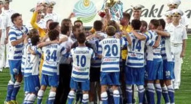 ФК Севастополь - Динамо-2 (Киев) 0-0. Празднование выхода в Премьер-лигу