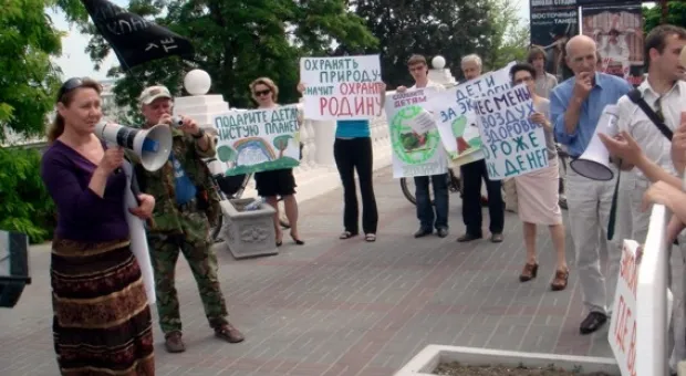 В Севастополе прошёл вело и автопробег против угольного терминала (ФОТО)