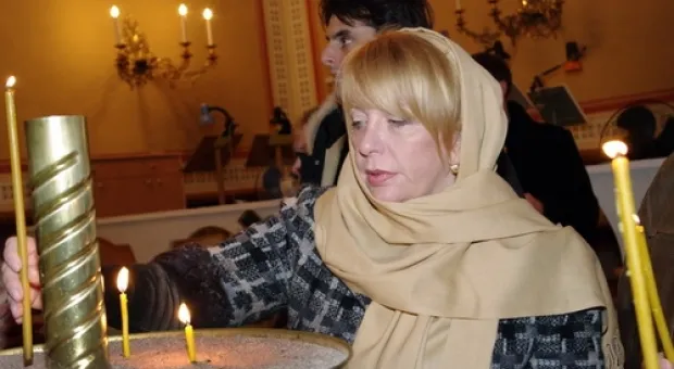 Екатерина Ющенко отмаливала грехи в Севастополе