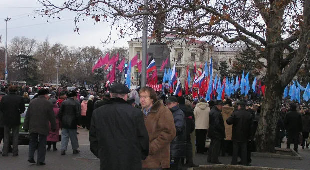 Митинг против вступления Украины в НАТО собрал 1000 человек