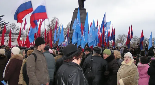Митинг против вступления Украины в НАТО собрал 1000 человек