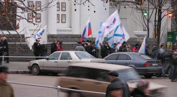 Митинг против вступления Украины в НАТО собрал 1000 человек
