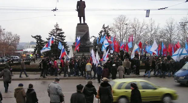 Митинг против вступления Украины в НАТО собрал 1000 человек