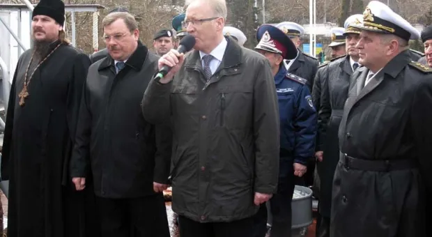 «Константину Ольшанскому» в Севастополе устроили теплую встречу