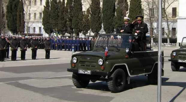 В Севастополе начались сводные тренировки парадных расчетов