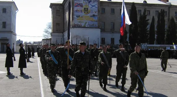 В Севастополе начались сводные тренировки парадных расчетов