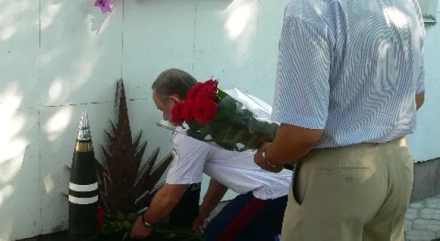 В Севастополе открыли памятную доску сапёру Виталию Седину
