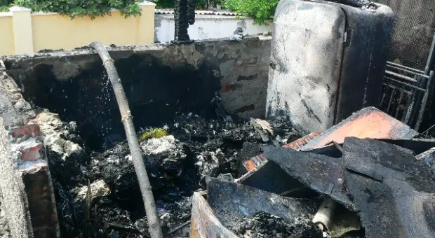 В Севастополе сгорел подпольный цех суши
