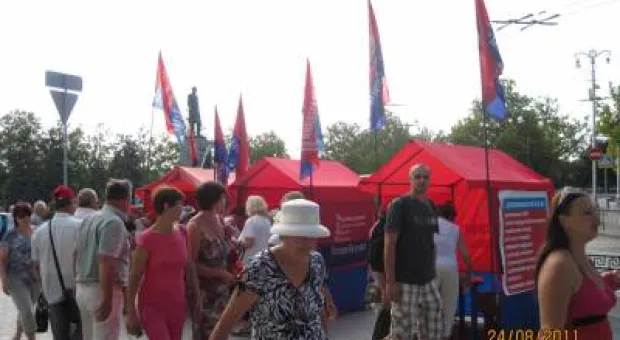 День независимости в Севастополе витренковцы отметили протестным пикетом