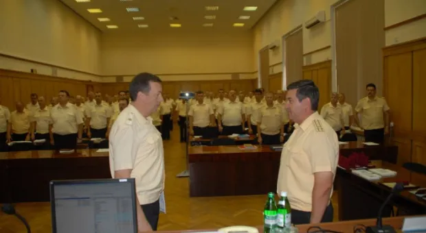Заседание Военного совета Черноморского флота в Севастополе