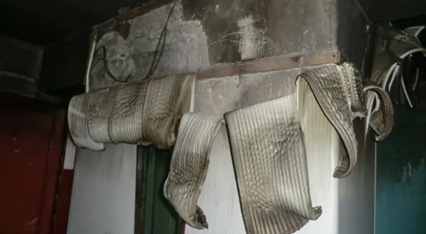 В Севастополе на пожаре в коммунальной квартире погиб мужчина
