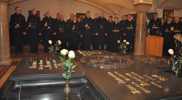 Андреевские флаги кораблей Черноморского флота освящены в православных храмах Севастополя