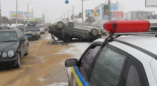 Утром 1 марта в Севастополе произошли две аварии