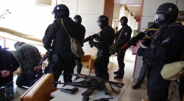 Спецназ СБУ «Альфа» штурмовал гостиницу «Севастополь»