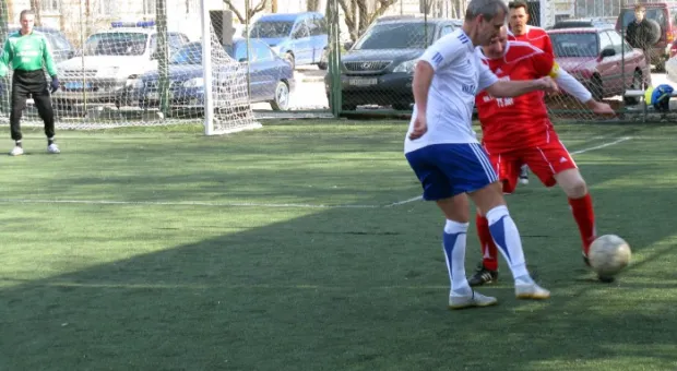 Футбольный матч по случаю юбилея ЧВВМУ