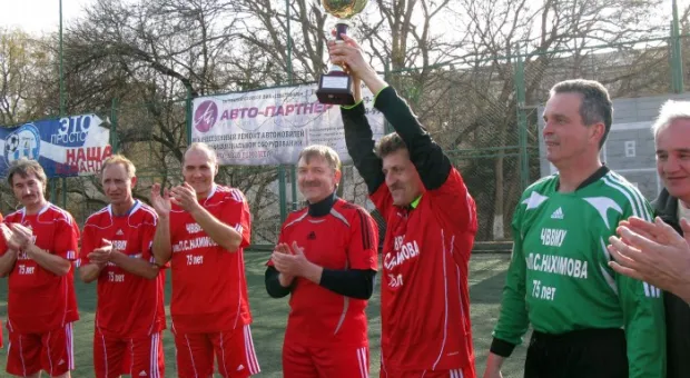 Футбольный матч по случаю юбилея ЧВВМУ