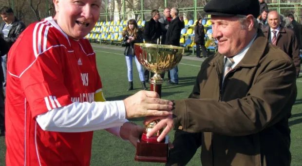 Футбольный матч по случаю юбилея ЧВВМУ