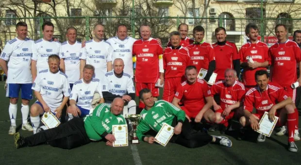 Футбольный матч по случаю юбилея ЧВВМУ