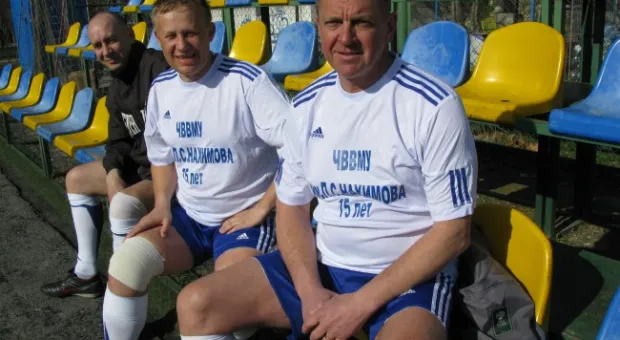 Футбольный матч по случаю юбилея ЧВВМУ