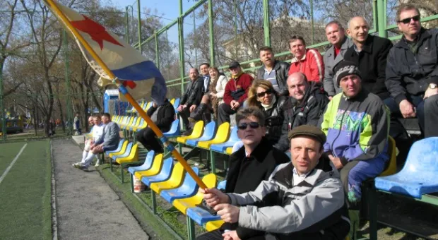 Футбольный матч по случаю юбилея ЧВВМУ