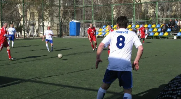 Футбольный матч по случаю юбилея ЧВВМУ