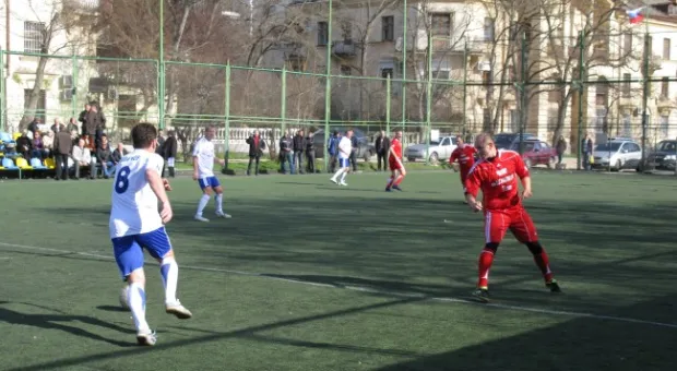 Футбольный матч по случаю юбилея ЧВВМУ