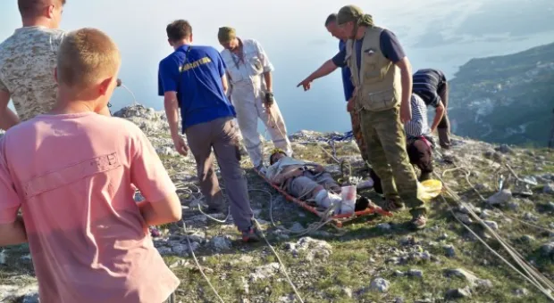 Аварии в горах Крыма. Пострадали три альпиниста.