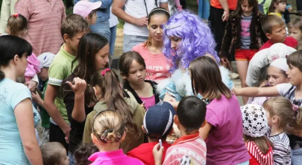 В Инкермане прошел детский праздник, посвященный Дню защиты детей