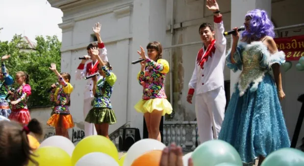 В Инкермане прошел детский праздник, посвященный Дню защиты детей