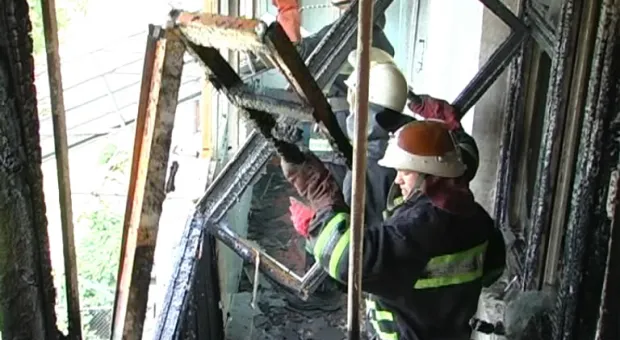 В Севастополе из-за сварочных работ сгорела квартира