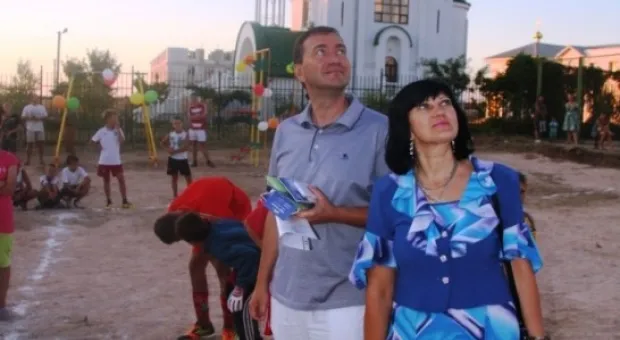 В бухте Казачьей открыли детскую спортивную площадку